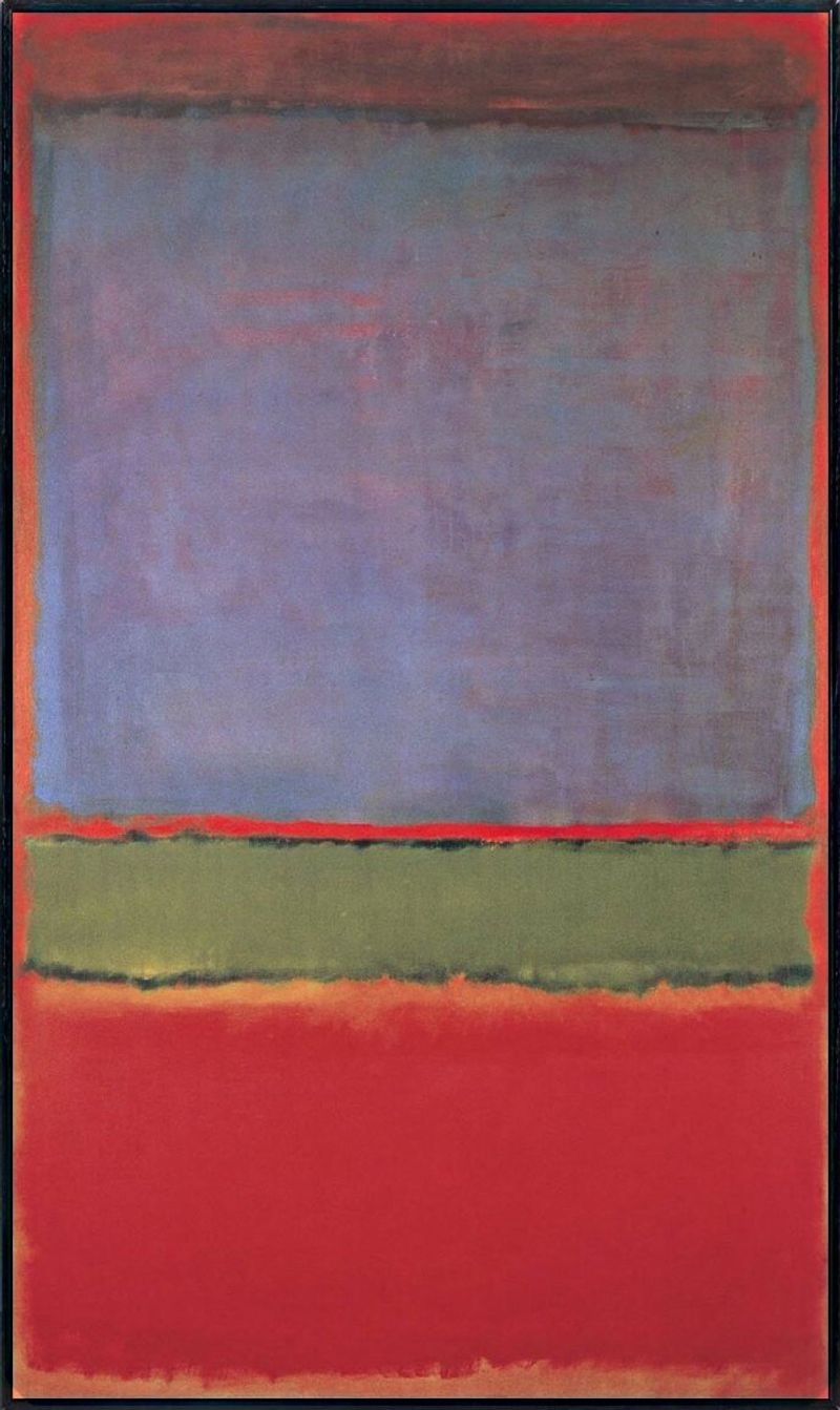 No. 6 (Violet, Green and Red) by Mark Rothko