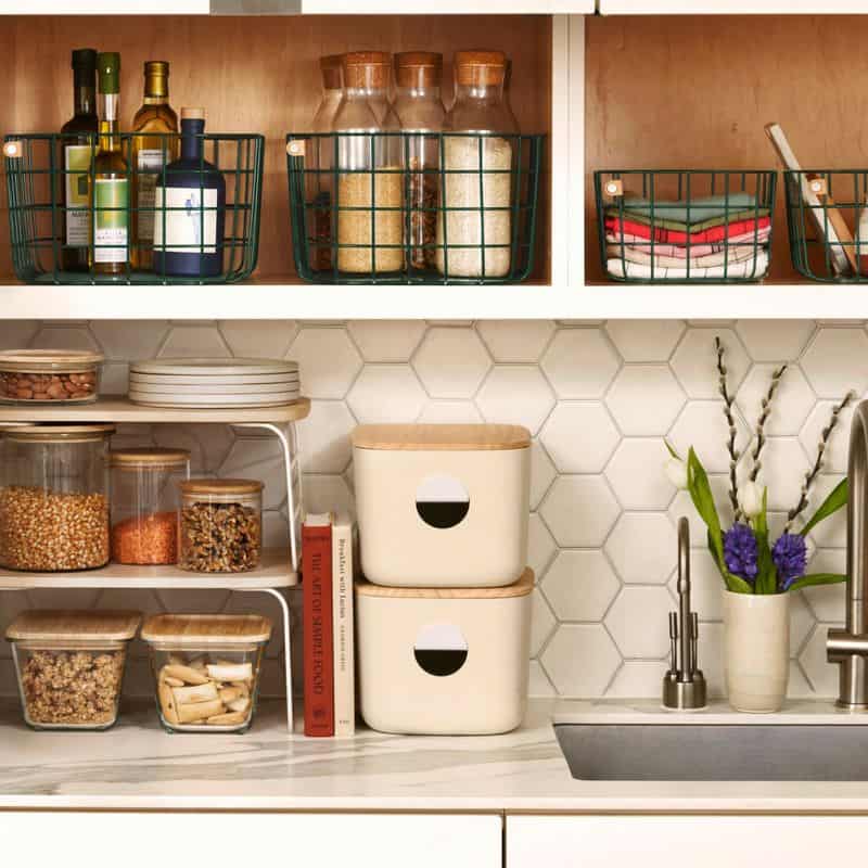 Organize with Shelf Risers