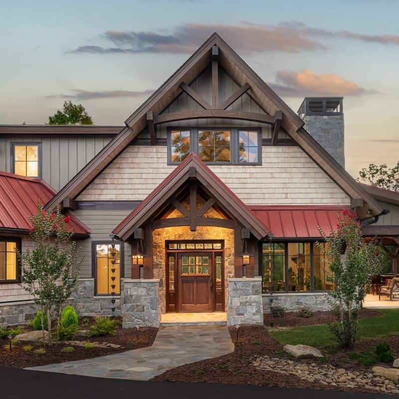 Pitched Gabled Roof