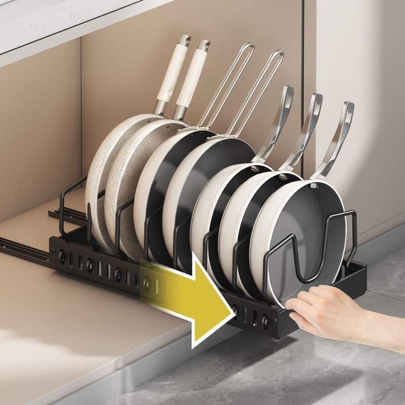 Pot Lid Holder Rack