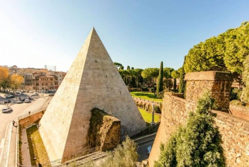Pyramid of Cestius, Italy