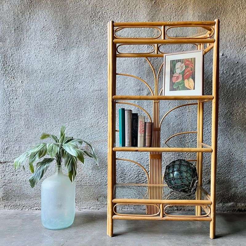 Rattan Bookshelf