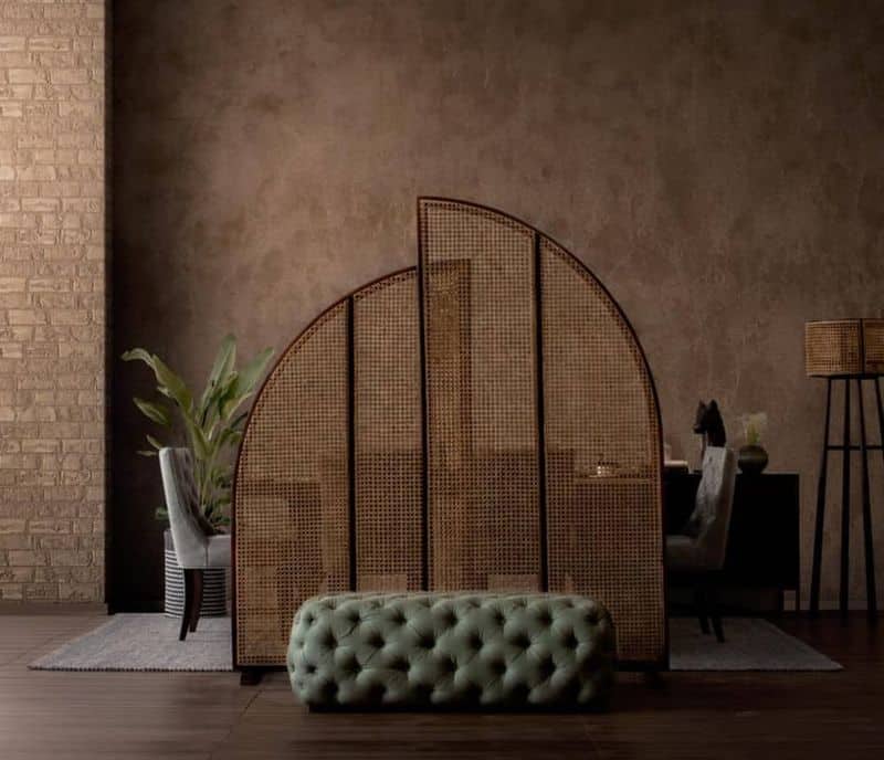 Rattan Room Divider