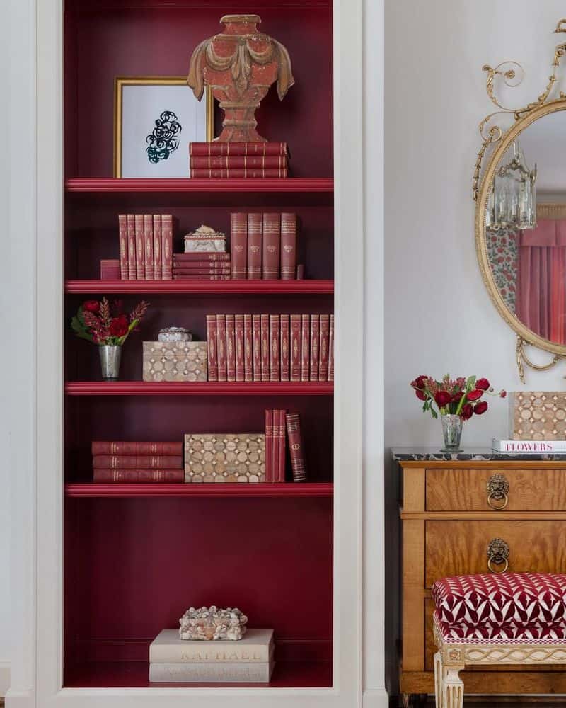Red Bookshelf