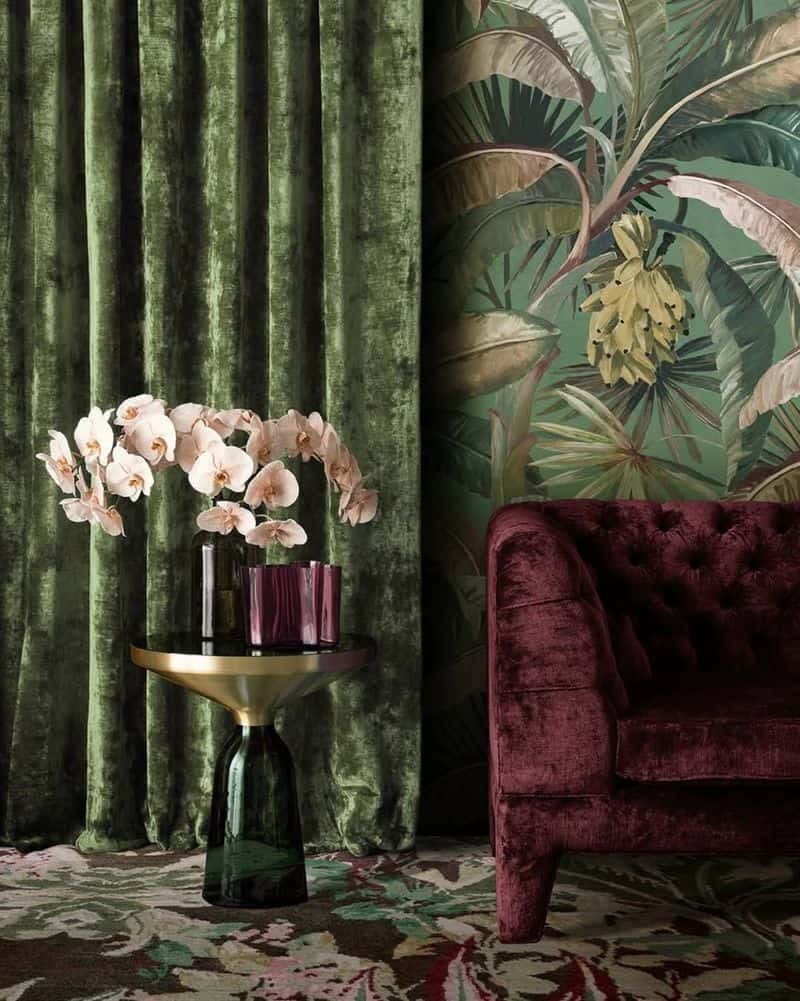 Rich Velvet Drapes