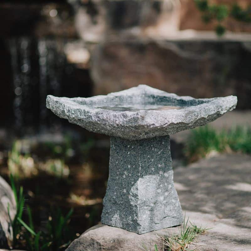 Rock Birdbath