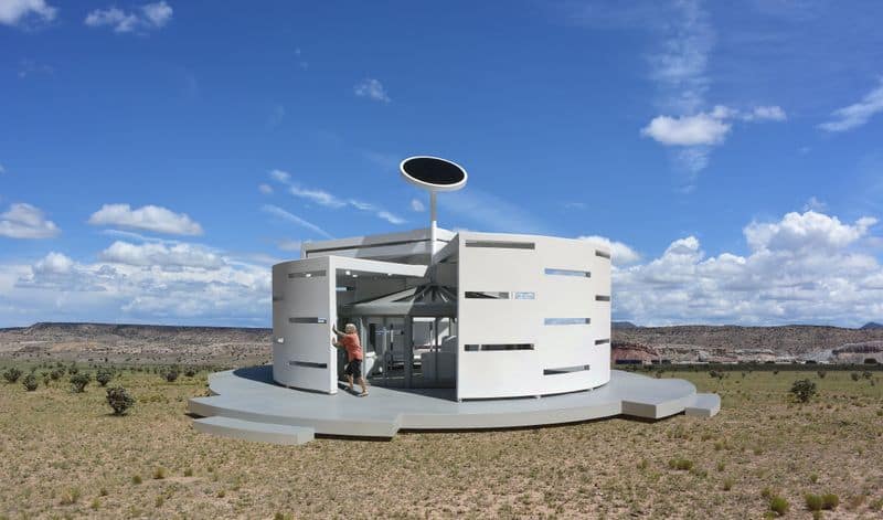 Rotating Radius House by Michael Jantzen