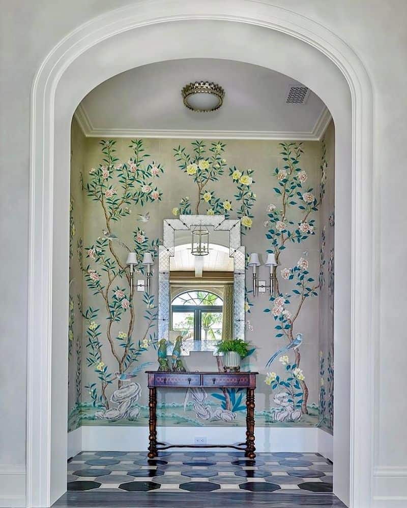 Salon Vert by de Gournay