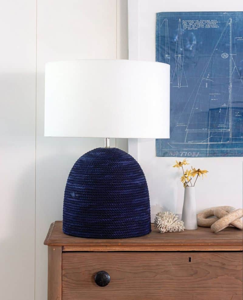 Rope-Wrapped Lamp