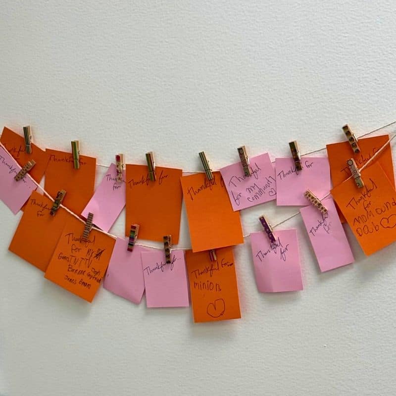 Set Up a Gratitude Corner