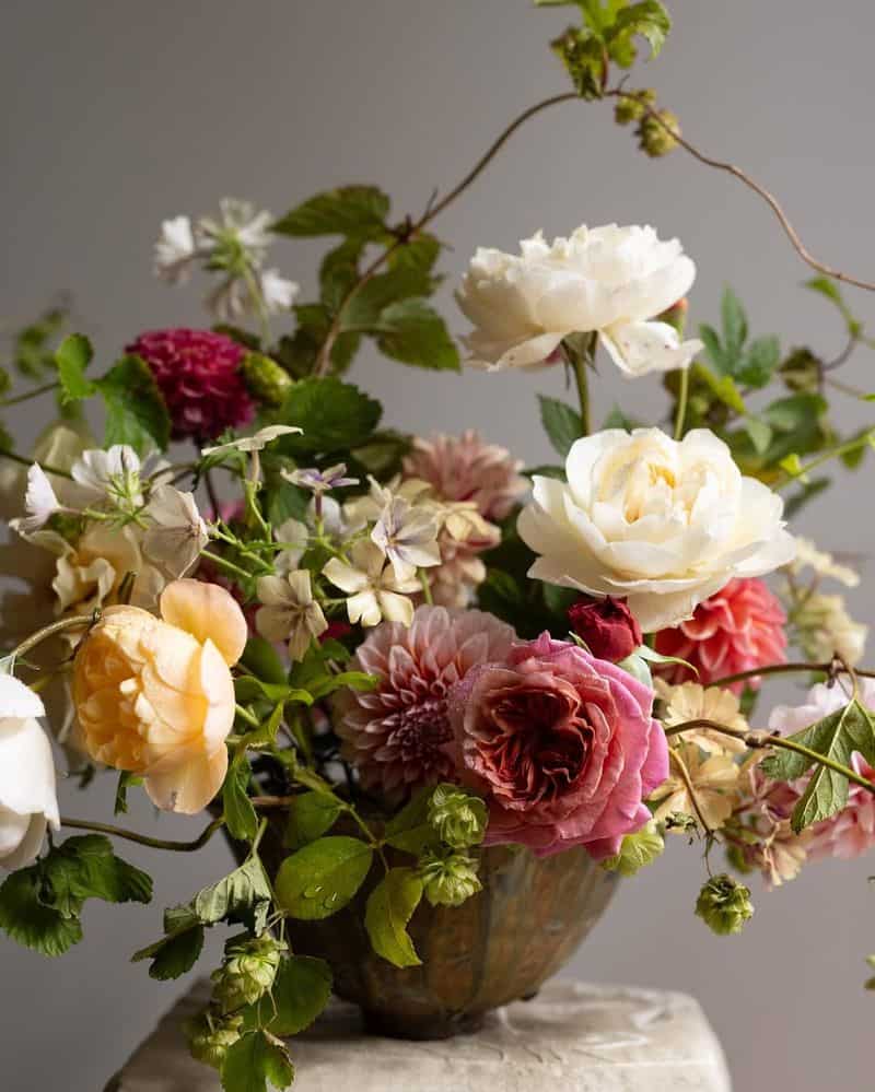 Set a Floral Centerpiece
