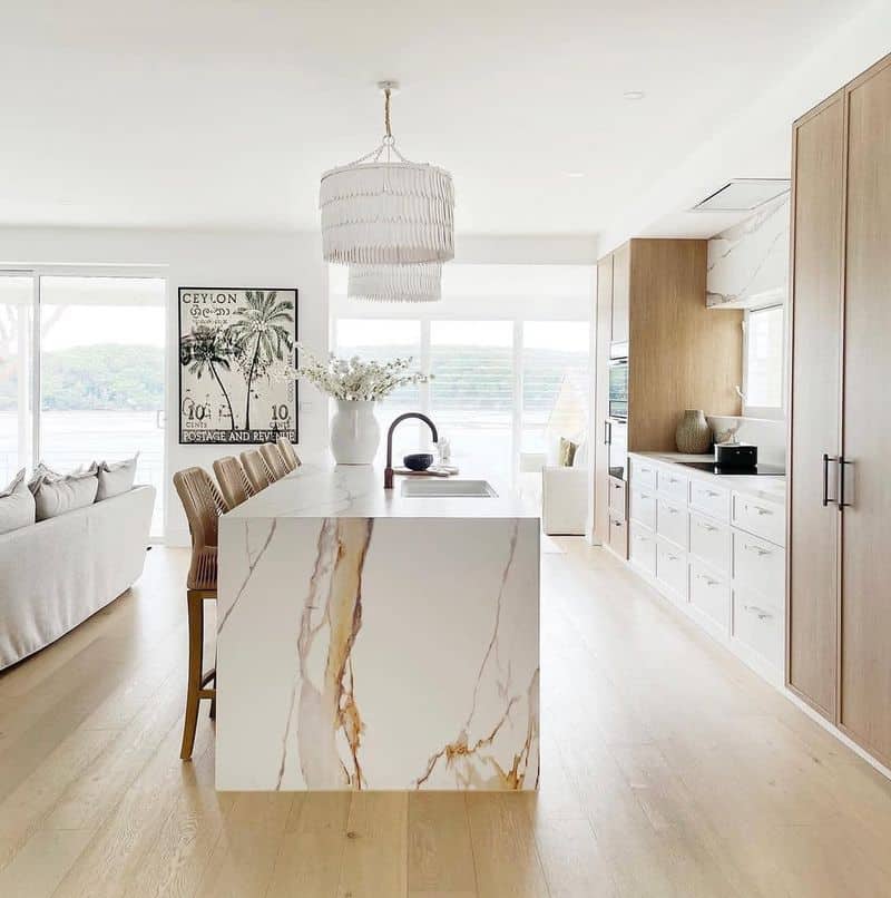 Sleek White Cabinetry