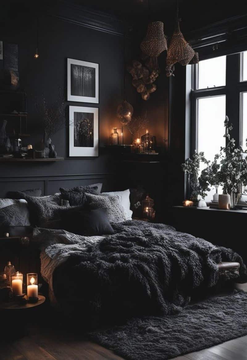 Sophisticated Black Hideaway