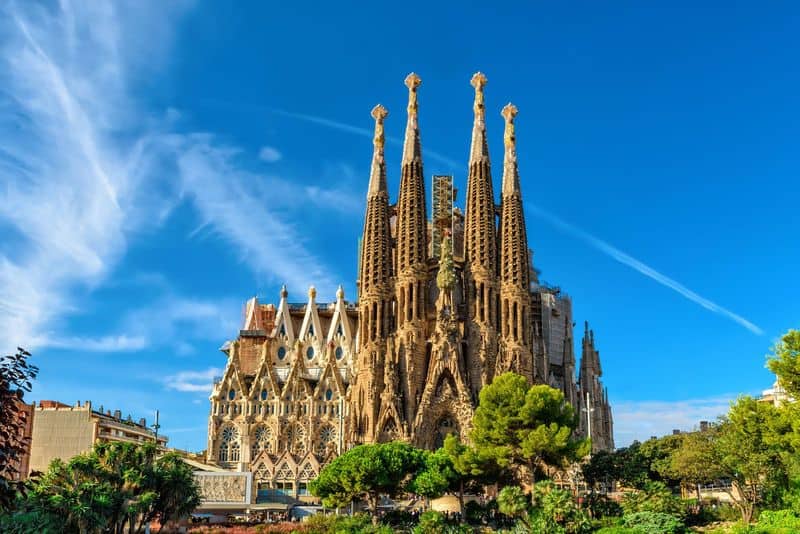 Basilica of the Sagrada Familia, Barcelona, Spain