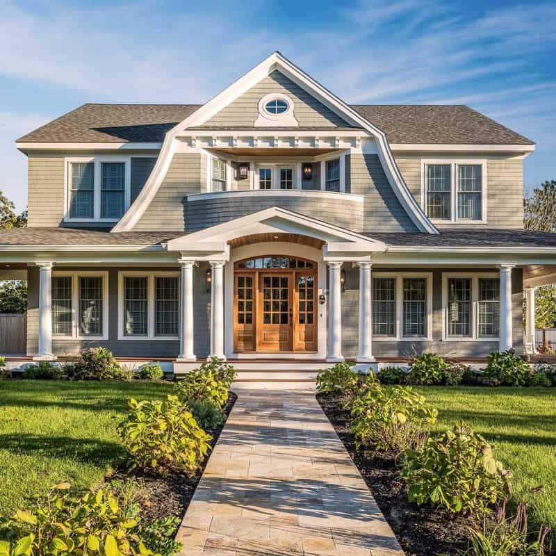 Steep Gabled Roof