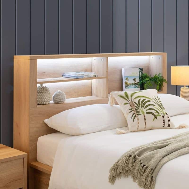 Storage-Integrated Headboard