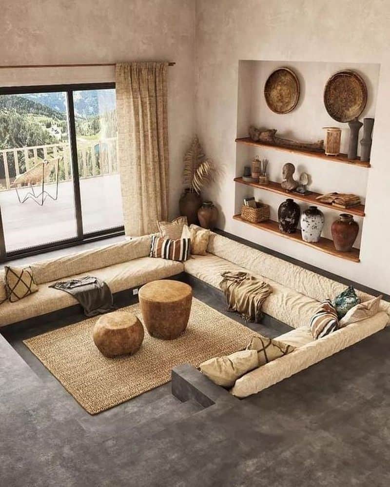 Sunken Living Spaces