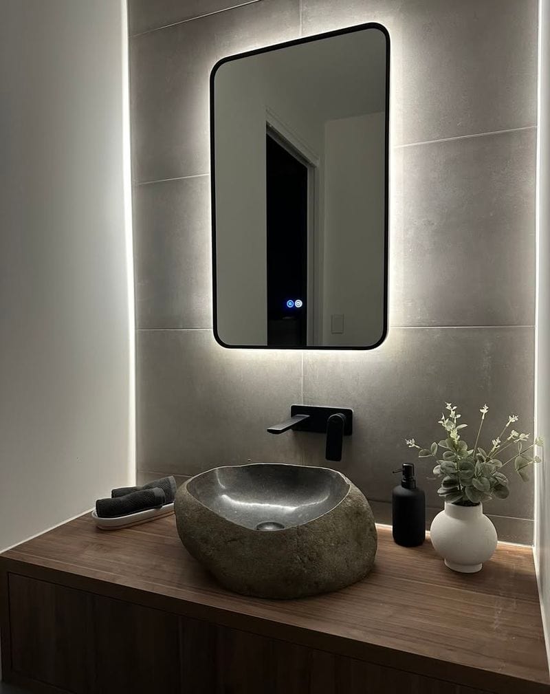 Surround the Mirror with Lights