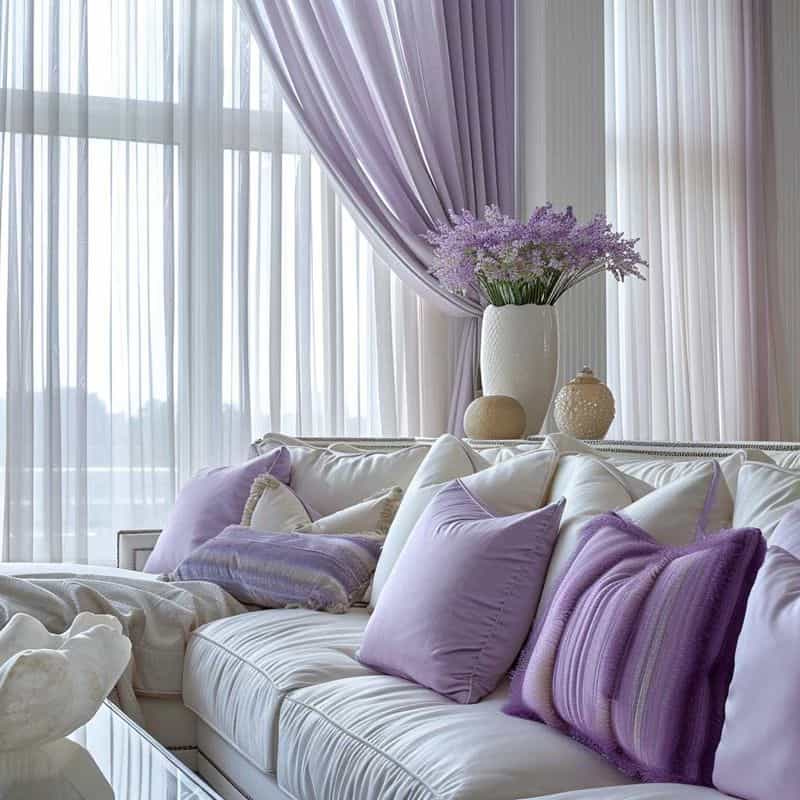 Lavender Curtains