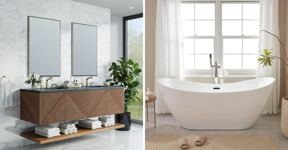 The 18 New Bathroom Trends That Will Leave Minimalists Speechless