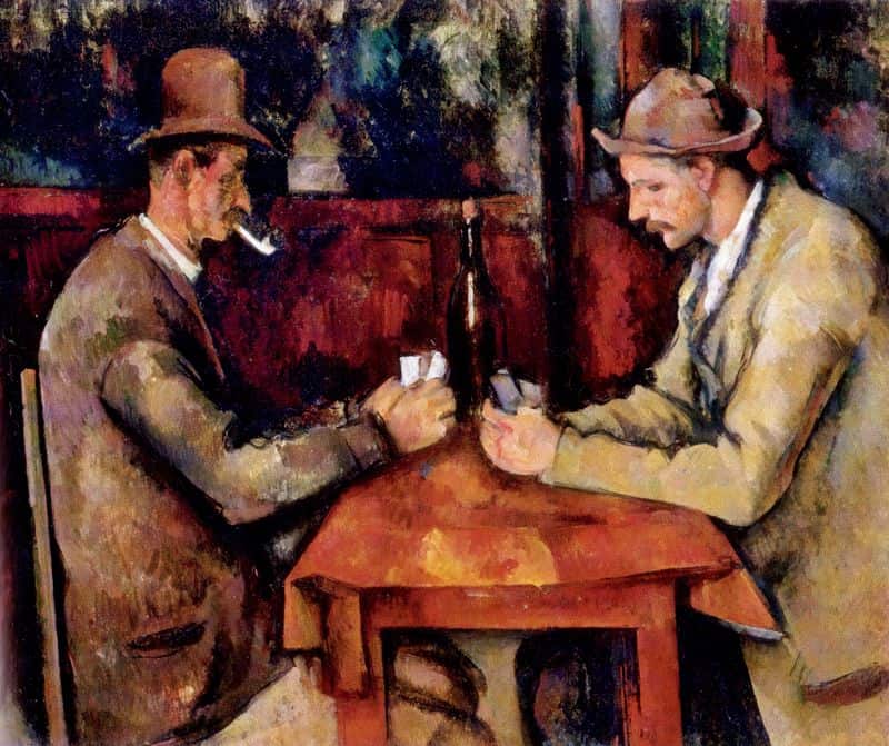 The Card Players by Paul Cézanne