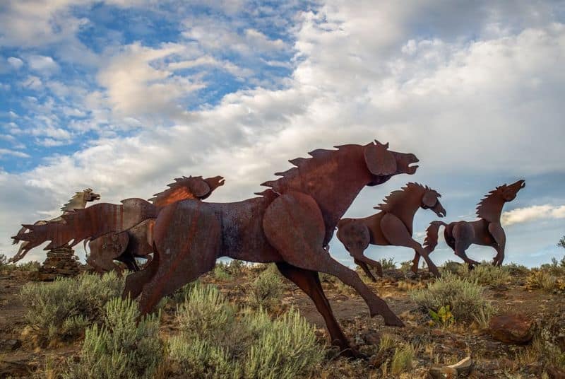 The Monument of the Wild Horses, Viseu, Portugal
