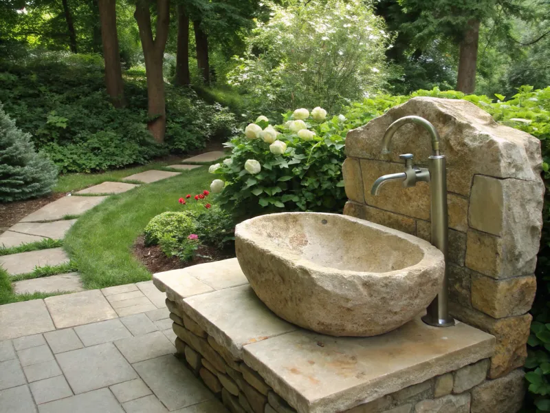 The Sculptural Stone Sink