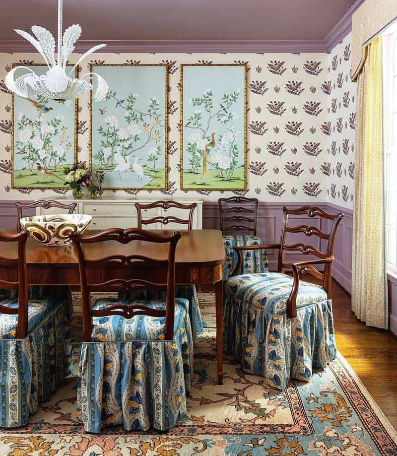 Traditional Skirted Dining Chairs