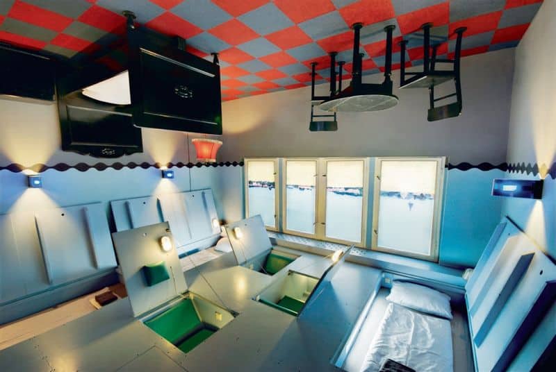 Upside Down House Room
