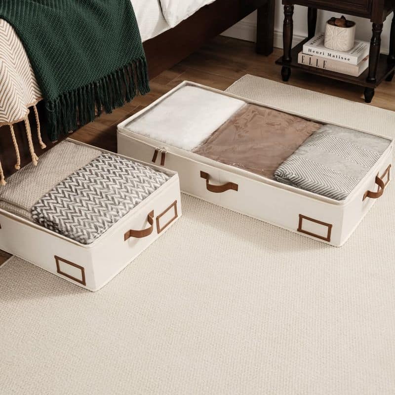 Under-Bed Storage Without Wheels