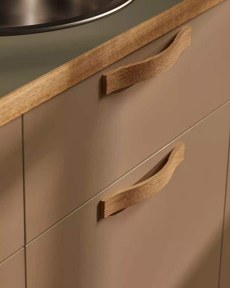 Use Metallic Edging on Cabinets