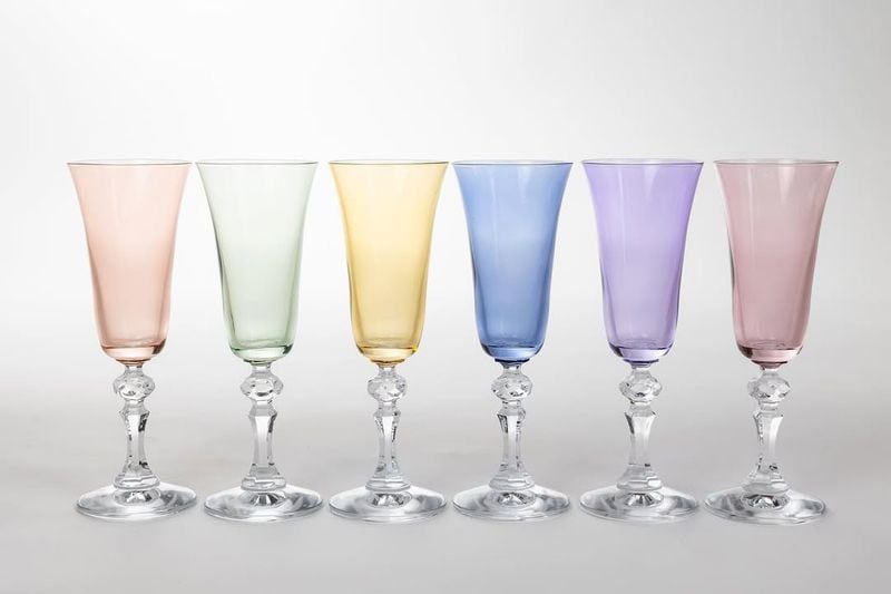 Use Pastel-Colored Glassware