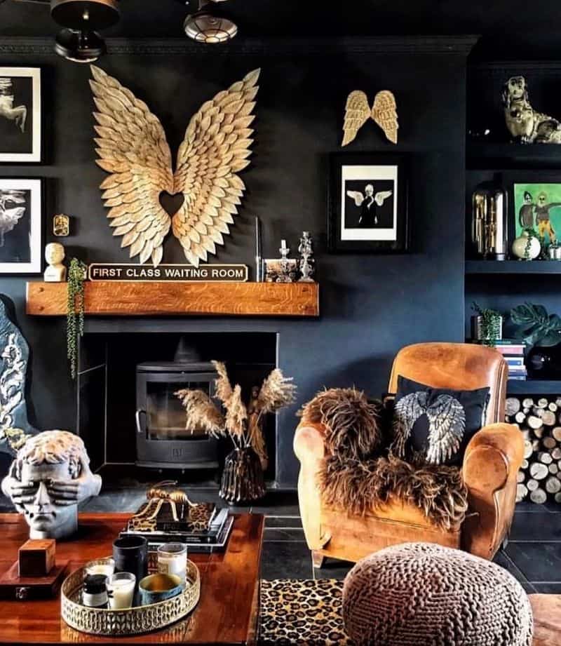 Use Rich, Dark Wall Colors