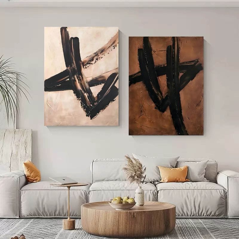 Use Warm-Toned Wall Art