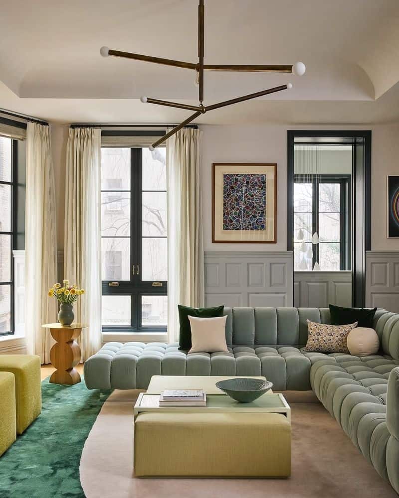 Vibrant Green Accents