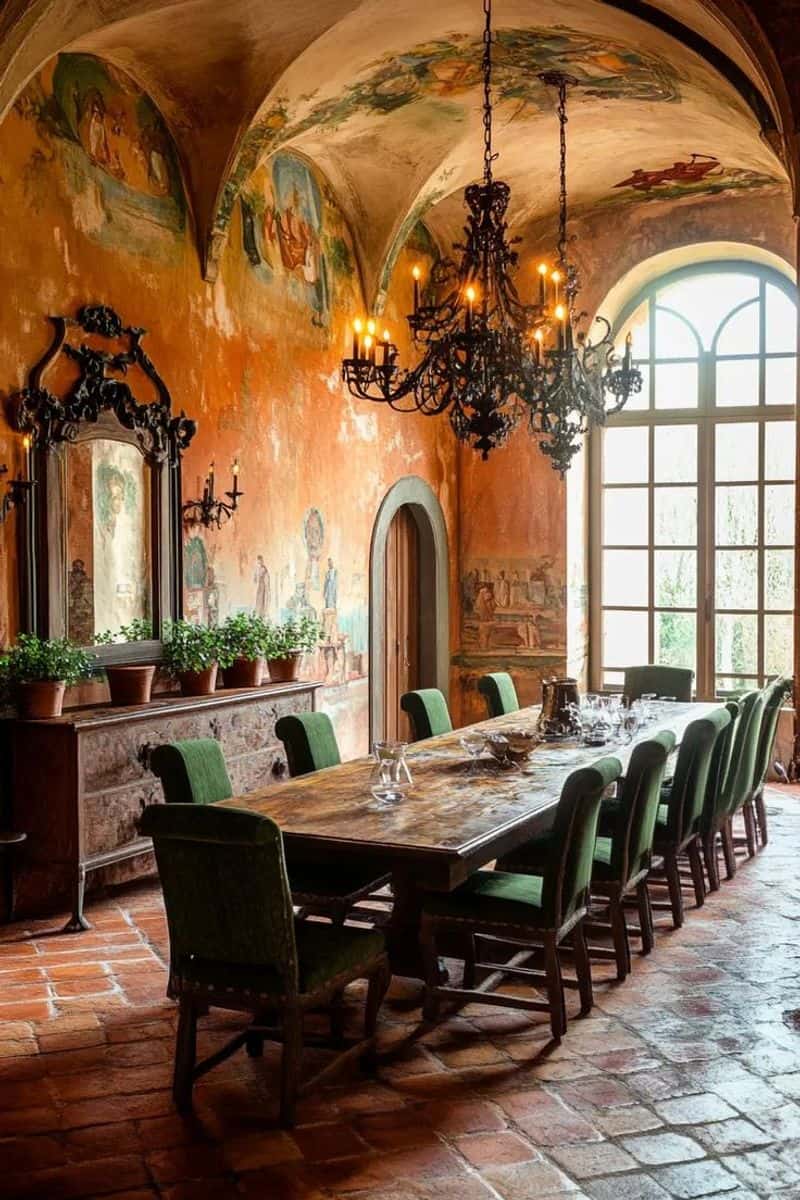 Vintage-Inspired Dining Room