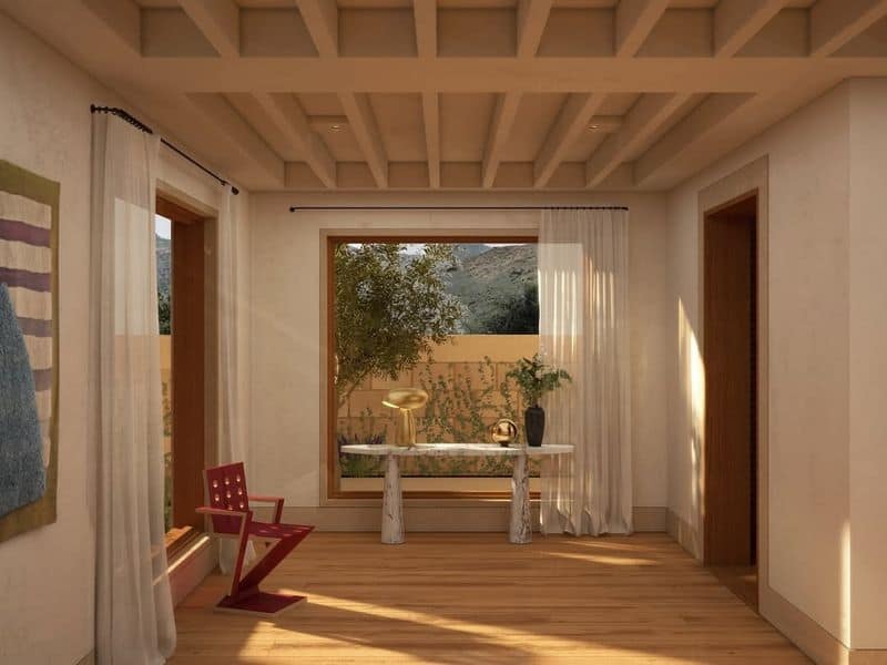 Welcoming Entryway with Warm Tones