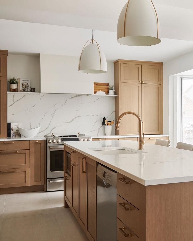 White Marble with Gray Veining