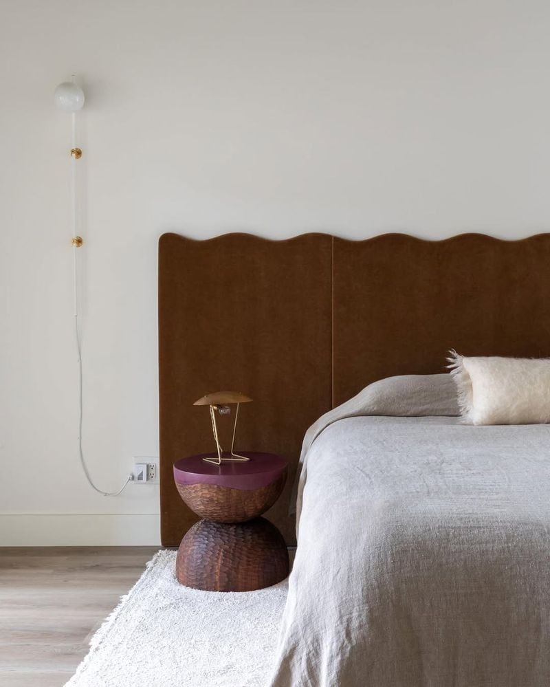 Wood Block Headboard