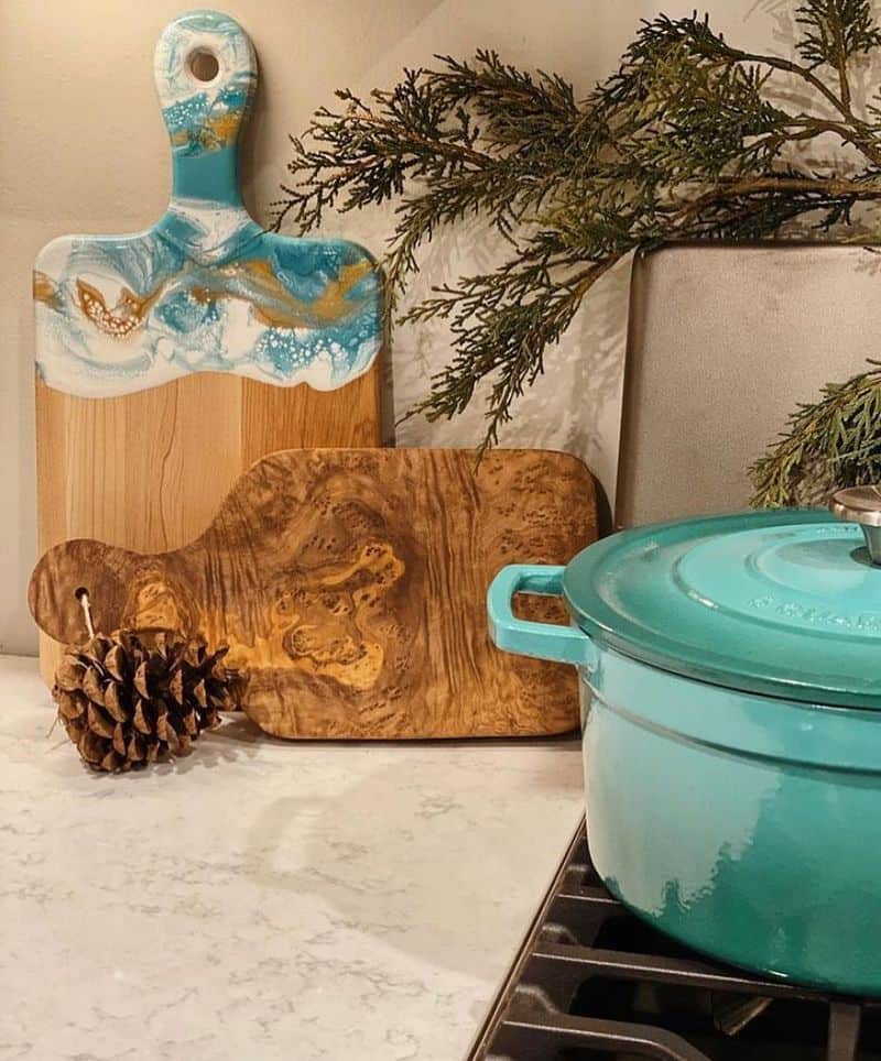 Wooden Cutting Boards as Decor