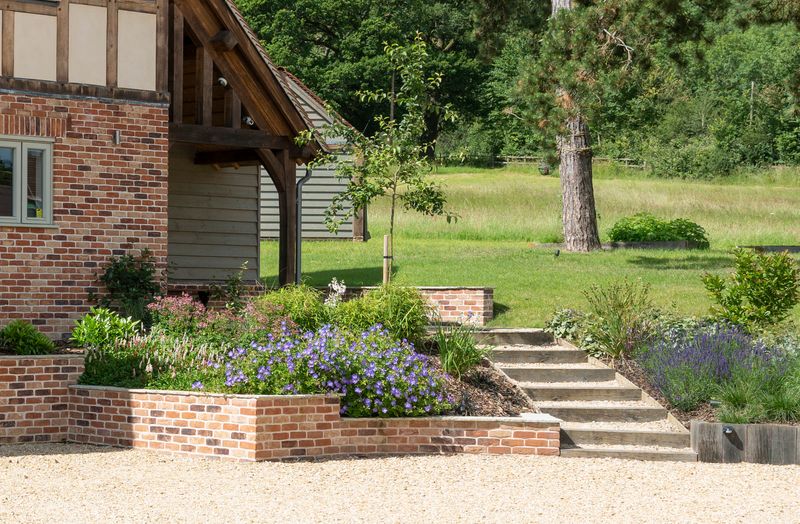 Brick Garden Steps