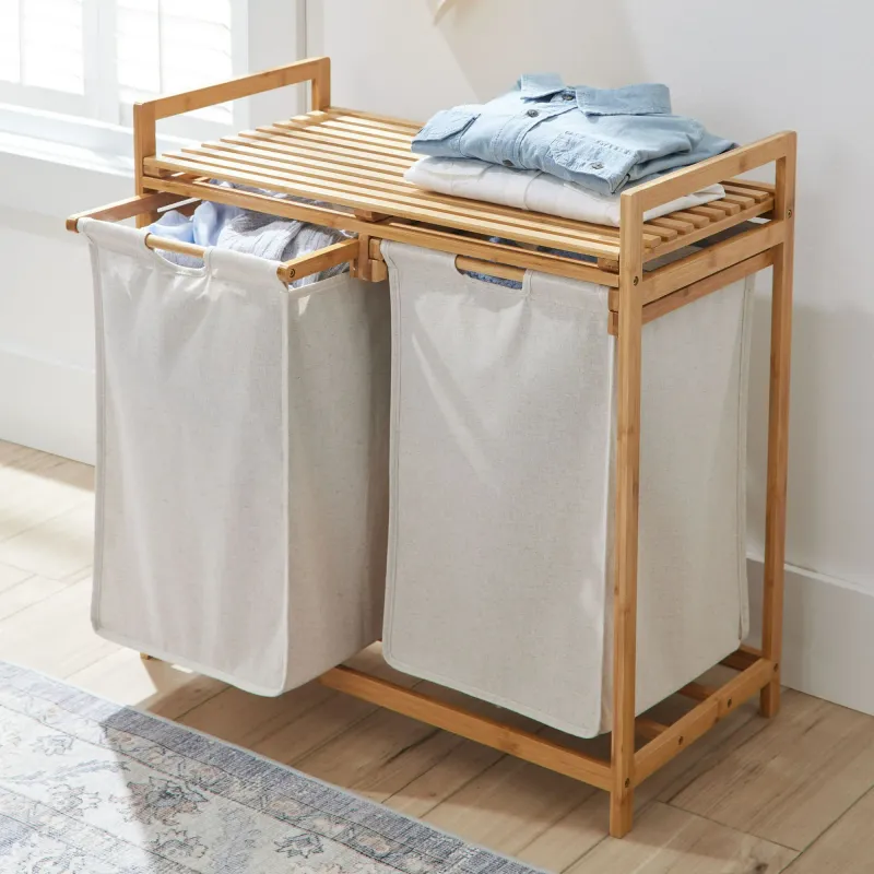 YOUDENOVA Cotton Rope Laundry Basket