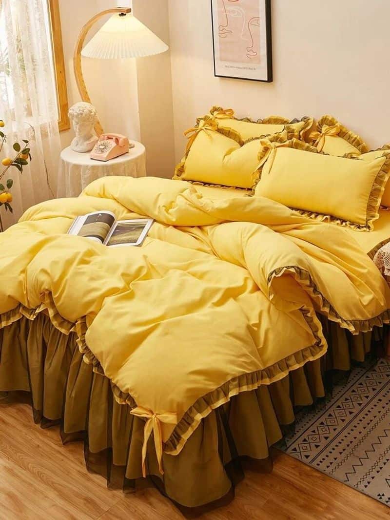 Yellow Bedspread