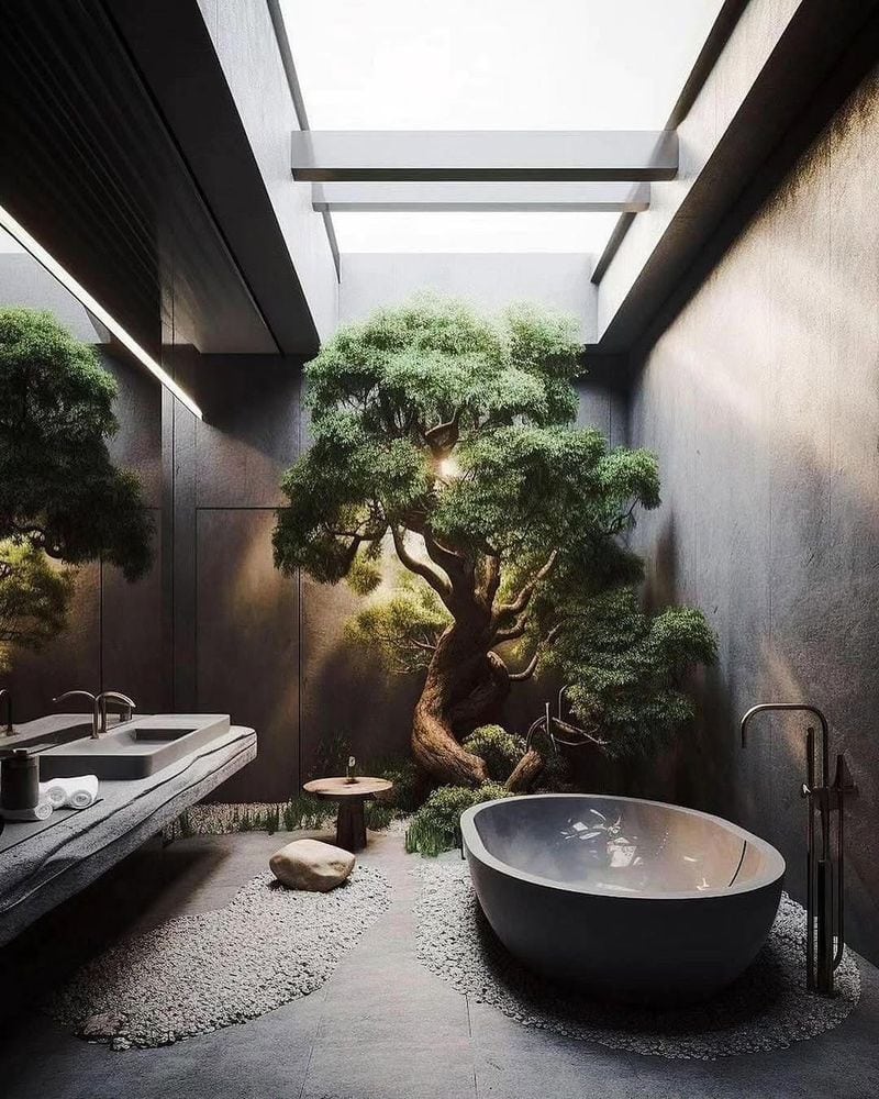 Zen Monochrome Oasis