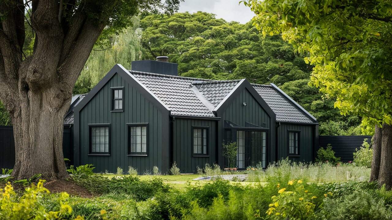 dark-green-house