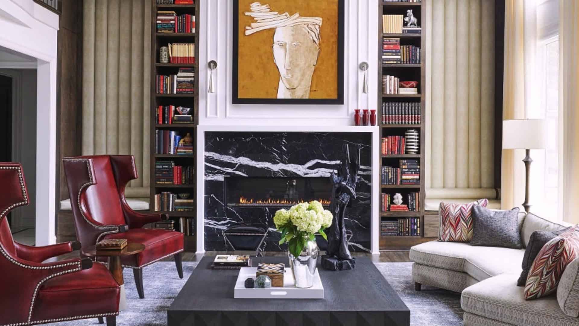 How a Surprise Red Accent Can Instantly Liven Up Any Room