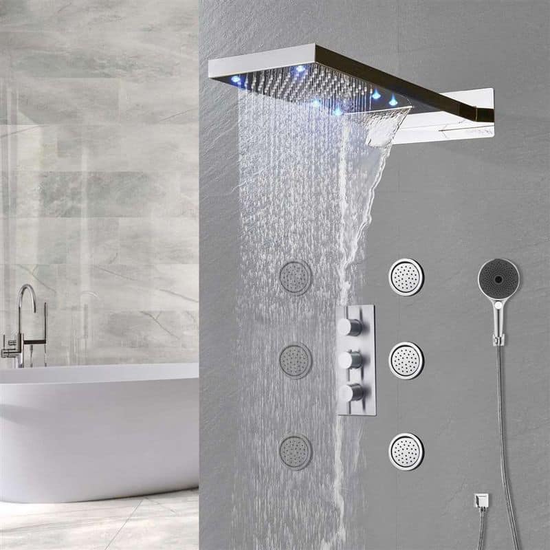 Interactive LED Light Showers