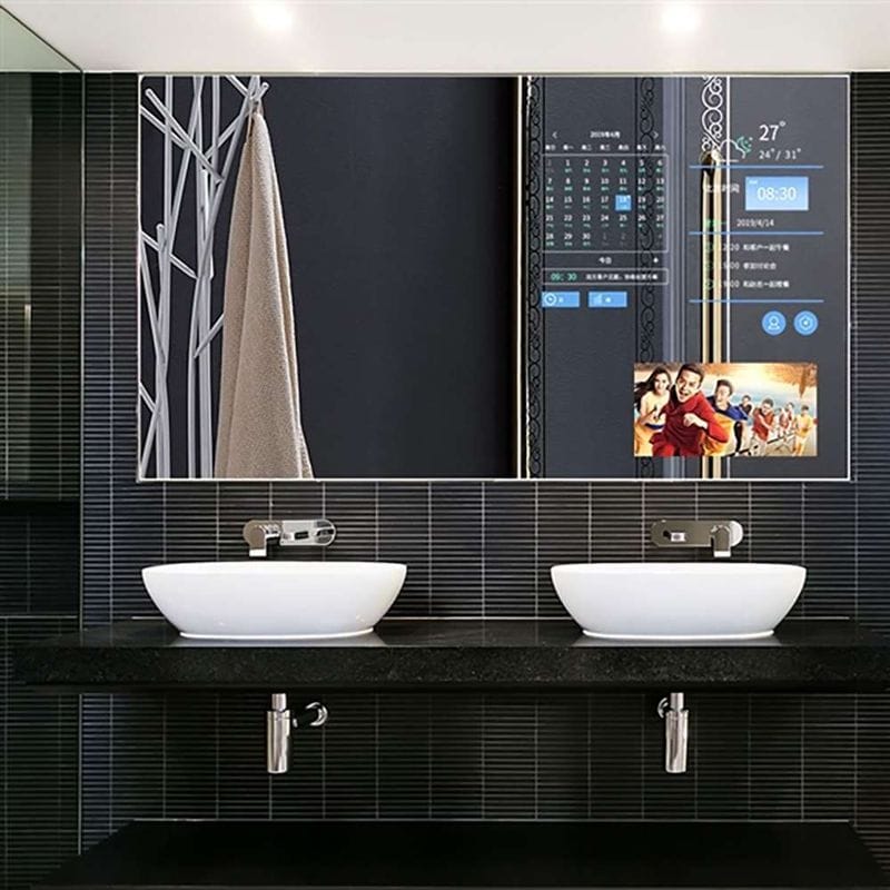 Smart Mirror with Touchscreen