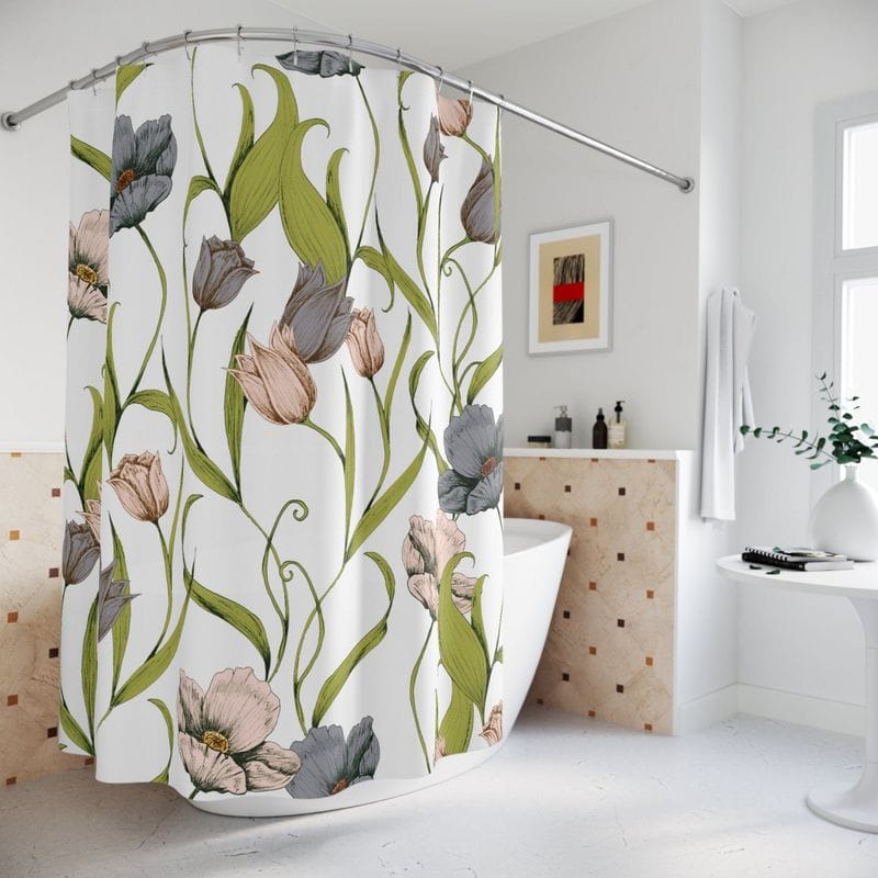 Floral Shower Curtains