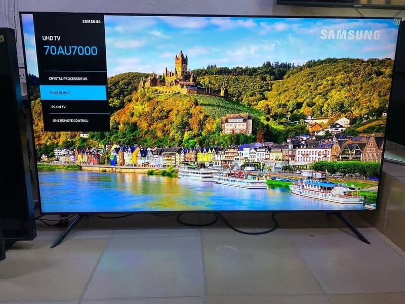 70-inch TV: 6 to 9 feet (1.8 to 2.7 meters)